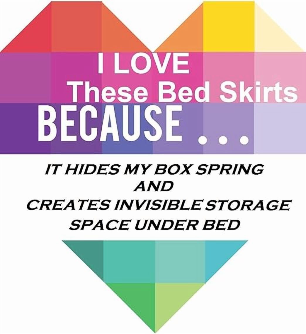 Elegant Comfort Wrap-Around Elastic Bed Skirt, Easy On/Easy Off, 16-Inch Tailored Drop, Wrinkle and Fade Resistant - Size and Color Options Available