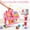 pink, variant on Toddler Activity Center, Multifunctional Baby Play House with Phone, Xylophone, Shape Sorter, Gear Game, Interactive Learning Toys for Infants 6-12 Months, Kids Educational Gift
