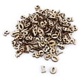 thumbnail image 2 of Letras Números Madera, 200 Piezas Letras Madera Sin Terminar A La Z, Números Manualidades Aprendizaje Niños Personalización álbumes Recortes Decoraciones Para El Hogar, 2 of 7