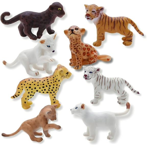 ZAGA Toys Wild Cubs of The Jungle Bundle | Hand-Painted Cubs Wildlife Collection