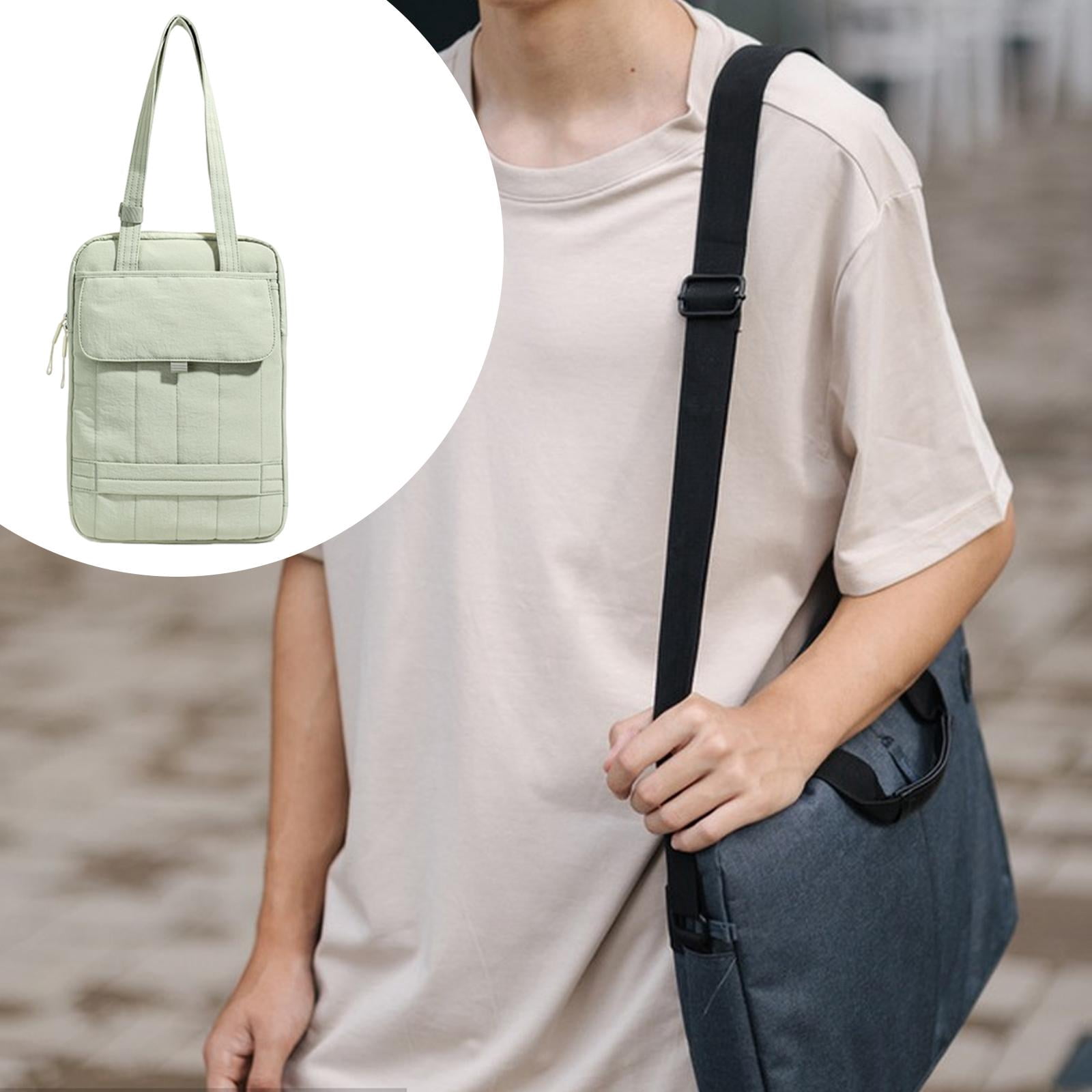 Laptop Shoulder Bag Tote Handbag Waterproof Taffeta Velvet Fits 15 Inch Students Office Travel