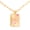 Virgo, variant on INS Style Oil Dripping 12 Constellation Necklace Copper Plating 18K Real Gold Personalized Clavicle Chain