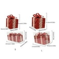 thumbnail image 5 of Decorative Box Ornaments Christmas Tree Decorations Boxes New Year Holiday Decor Various Colors, 5 of 21