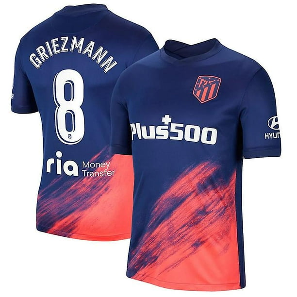 HEFEI 21 22 Atletico Madrid Away Shirt Number 8 Antoine Griezmann