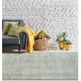 thumbnail image 2 of EORC Ivory Hand Knotted Wool Transitional Contemporary  Rug, 5' x 8', 2 of 6