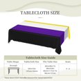 thumbnail image 5 of Non-Binary Pride Flag Tablecloth Rectangle Waterproof Spill-Proof Table Cloth Cover For Kitchen Dining Farmhouse Party Wedding Outdoor Picnic Camping 54x72in, 5 of 7