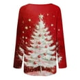thumbnail image 5 of Winter Saving Talove Long Sleeve Shirts for Women Graphic Printed Sweatshirt Women Fall Clothes Fall Tshirts Womens Tops Long Sleeve Workout Christmas Shirts, 5 of 5