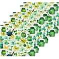 thumbnail image 3 of St. Patrick's Day Shamrock Washcloths Set of 6-12 x 12 inch Pure Cotton Wash Cloth Highly Absorbent and Soft Fingertip Towels Face Cloths for Bath, Spa Wash cloth, 3 of 7