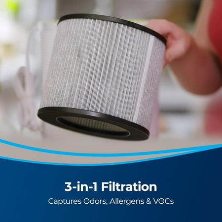 Open Box BISSELL MYair Air Purifier with High Efficiency and Carbon Filter 2780P - PURPLE