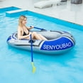 thumbnail image 4 of Inflatable Boat Portable Inflatable Boat Thicken PVC Inflatable Boat Foldable, 4 of 8