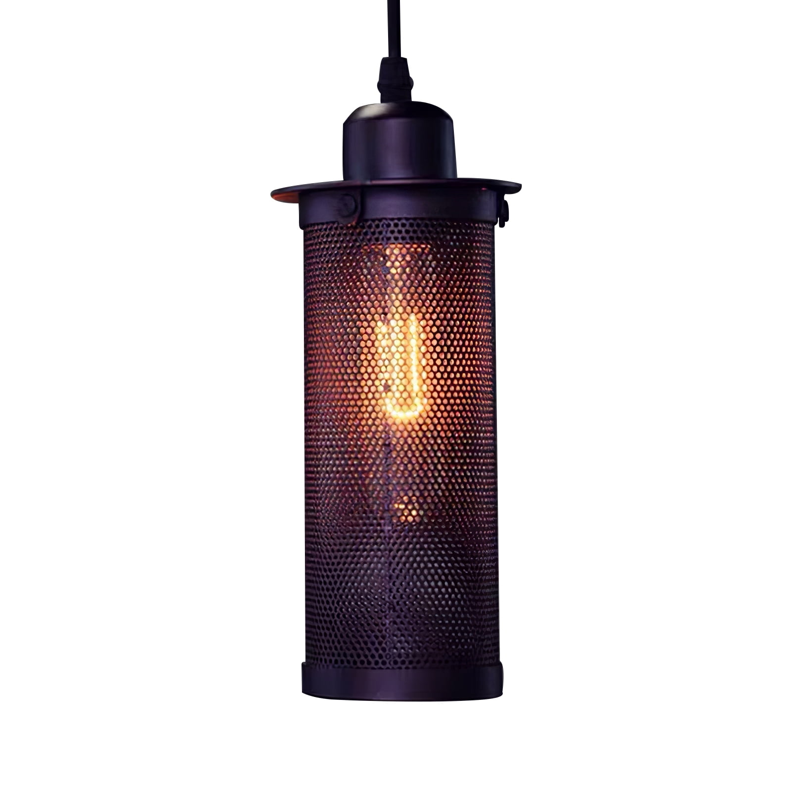 Retro Industrial Pendant Light Vintage Ceiling Lamp Shade Cafe Hanging Fixture 