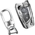 thumbnail image 1 of Key Fob Cover Compatible with Fit for Lexus ES350 ES300h UX200 LS500 LS500H LC500 LC500h Keychain Case Holder Protector,Silver Color,For Toyota C, 1 of 4