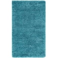 thumbnail image 3 of SAFAVIEH California Plush Solid Shag Area Rug, Turquoise, 4' x 6' - Modern Design, Turquoise, Non-Shedding & Easy Cleaning, Ultra Plush Thick Pile, Ideal for Living Room, Bedroom, Entryway, 3 of 14