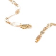 thumbnail image 4 of Cadena Collar Ametrinaa Valentina Estrella 4mm Unisex 60cm Oro Italiano 10k, 4 of 5