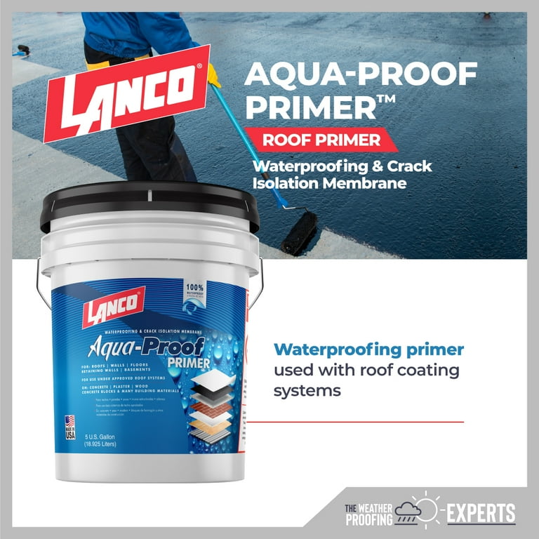 Aqua-Proof 5 Gal. Black Rubberized Roof Primer Aqua-Proof 5 Gal. Black Rubberized Roof Primer