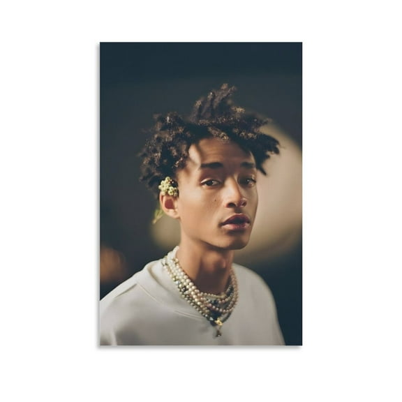 Poster Jaden Smith Rapper Art Home Decor Poster Wall Art Hanging Picture Print Bedroom Decorative Painting Posters Room Aesthetic 16x24inch(40x60cm)
