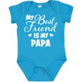 thumbnail image 3 of Inktastic My Best Friend is My Papa with Hearts Boys or Girls Baby Bodysuit, 3 of 5