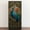 Color 3, variant on Self Adhesive Vinyl Refrigerator Wrap Set Peacock Flowing Tail Feathers Blossom Branch Vintage Teal Door Mural Removable Fridge Sticker Peel and Stick Full Door Cover Decal Kitchen Bar Decor