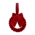 thumbnail image 2 of BUTASY Halloween Wreath, Velvet Bow Style Wreath for Halloween Indoor Decorations Centerpiece Party Holiday Wall Home Decor, 2 of 7