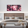 thumbnail image 4 of Hieng Boys Girls Cute Axolotl Canvas Wall Art for Living Room Bedroom Cartoon Salamander Picture Wall Decor Cherry Blossoms Wall Painting Posters Kids Kawaii Bathroom Wall Art Unframed, 4 of 6