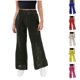 thumbnail image 5 of Odeerbi 3-16 Años Niños Niñas Lentejuelas Pantalones Acampanados Pantalones Color Sólido Polka Sparkly Pantalones, 5 of 5