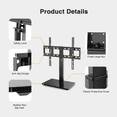 TV Stand Mount, Table Top TV Stand for 37 to 70 inch LCD LED TVs