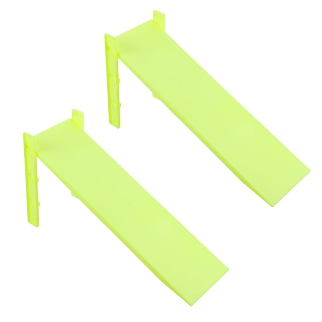 Miangastore Inclined Plane Experiment Equipment Yellowish Green 2Set 13.8X3.9X0.6In