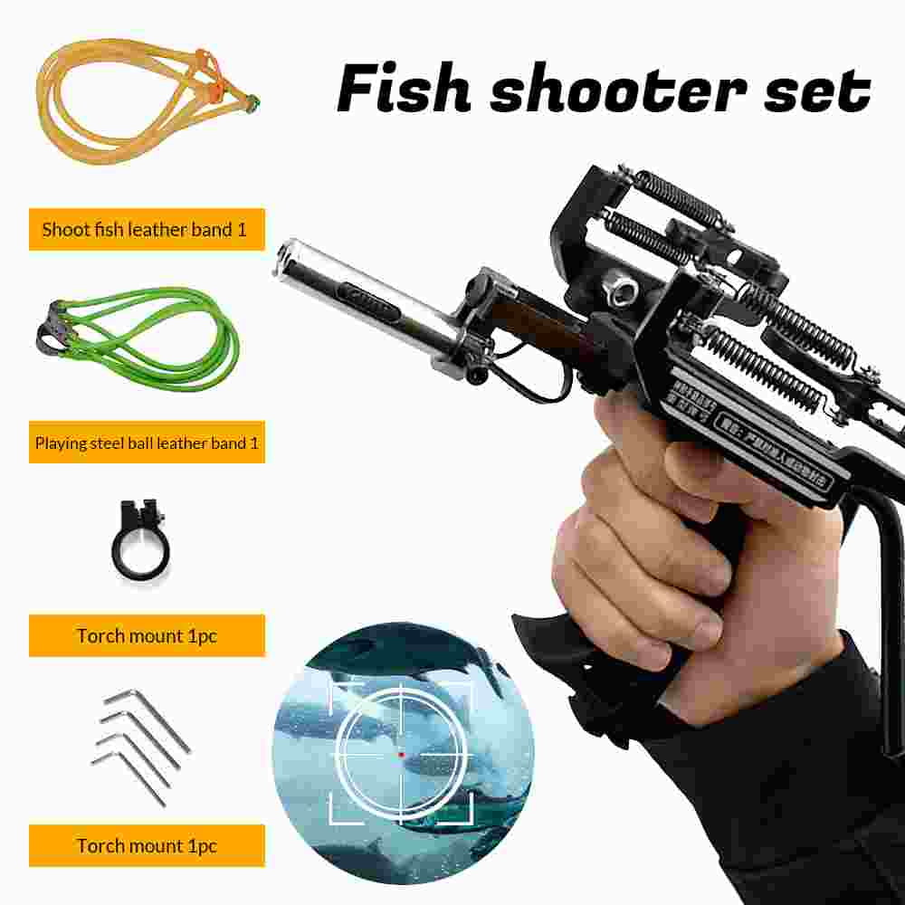 Slingshot Laser Archery Fishing Kit Hunting Catapult Powerful Fish  Slingshot 