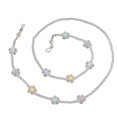 thumbnail image 1 of 1Pc Transparent Floret Beads Eyeglasses Necklace Mask Anti-lost Hanging Chain, 1 of 7