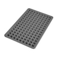 thumbnail image 2 of Tovolo Mini Ice Cube Tray with Lid, 135 Cubes BPA-Free Silicone Stackable, Charcoal, 2 of 3