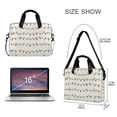 thumbnail image 3 of 16" Laptop Briefcase for Work Travel Laptop Shoulder Bag Carrying Handbag Laptop Case Colorful Christmas Lights Pattern, 3 of 8
