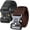 Black/Brown-125CM(49"), variant on Mens Tactical Belt, Military Hiking Rigger Safety Nylon Work Waist Belt with Heavy Duty Quick Release Buckle