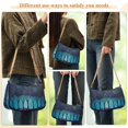 thumbnail image 4 of FORMRS Womens Shoulder Bag with Chain Strap Clutch Purse Cute Tote Handbag, Purple Moonlight Forest, 4 of 7