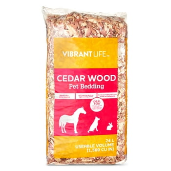 Vibrant Life 24L Cedar Wood Pet Bedding