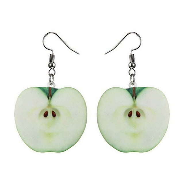 Fiudx Pendientes En Fruta, Collegiate Sand En Aleación Acrílica, Joyería Ligera En Verano, Accesorios Novedos para Damas, para Uso Diario, Idea de Regalo Perfecto, Diseño Artesanal.