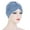 Denim Blue, variant on Travelwant Stretchy Turban Cap Head Cover Chemo Head Wraps Bennie Twisted India's Hat for Women Girl
