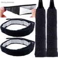 thumbnail image 3 of Black Cotton Towel Grip Super Absorbent Towel Tennis Racket Overgrip Anti-Skid Sweatband Tape Racquet Grip Pro Overgrip Wraps For Tennis Badminton Bike Handle, 3 of 9