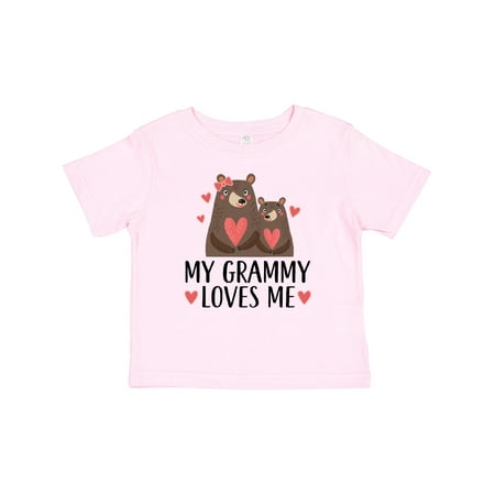 

Inktastic My Grammy Loves Me Valentine Gift Baby Boy or Baby Girl T-Shirt