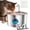 1PC+10Filter, variant on Vital Sip Cat Water Fountain - 108oz/3.2L Filtered Silent Stainless Steel Cat Faucet Fountain, VitalSip Dog Fountains with Water Level Viewing Window, Pet Drinking Fountains Indoor