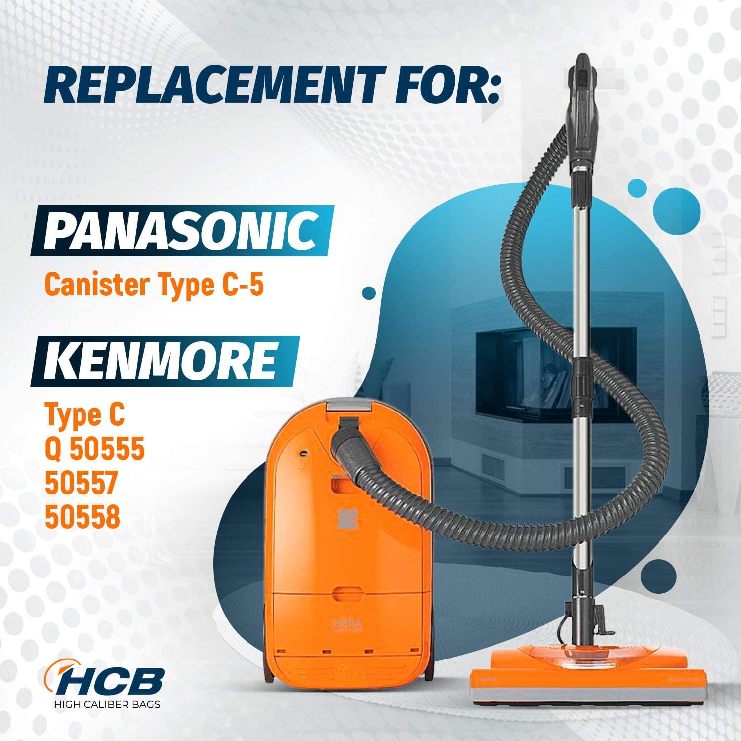 12 Vacuum Bags for Kenmore 50555 