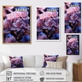 thumbnail image 4 of Designart "Pop Art Rendering Of Rhododendron In Neon Garden Hues I" Rhododendron Canvas Art Print, 4 of 7