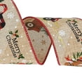 thumbnail image 4 of Cinta de Navidad de imitación perfecl 10 yardas 2.5in con cable para envoltura de Regalos, 4 of 5