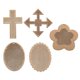 thumbnail image 2 of Forma De Cruz Adorno De Natural Punto De Cruz Colgante Bordado En Blanco Contado Kit De Punto De Cruz Para DIY Artesanía Fabricación De Joyas D Macarena Colgante de punto de cruz, 2 of 8