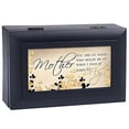 thumbnail image 3 of Mother An Angel Who Holds Me Up Matte Black Jewelry Music Box Plays Wonderful World, 3 of 8