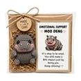 thumbnail image 3 of Legendary Emotional Support Meme Squad Crochet Animal Plushies, Pocket Size Stress Relief Doll, Kawaii Dorm Decor, Back to School Encouragement Present for Teens Jimothy, 3 of 8