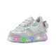thumbnail image 4 of Tenis Para Niña Con Luces Led Color Plateado Moño Bonitos plateado 22, 4 of 6