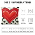 thumbnail image 5 of COMIO  Valentines Day Pillow Covers Valentines Day Decor Polka dot Red Love Heart Truck Hello Valentine Pillows Decorative Throw Pillows Valentines Day Decorations, 5 of 5