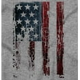 thumbnail image 2 of American Flag Vertical Star Antique Unisex Fleece Graphic Zip Up Hoodie Brisco Brands 5X, 2 of 6