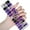 JR58, variant on Semi Cured Nails Polish Wraps Halloween Nails Stickers Glow in Dark Gels Nails Strips Nails Art Decoration