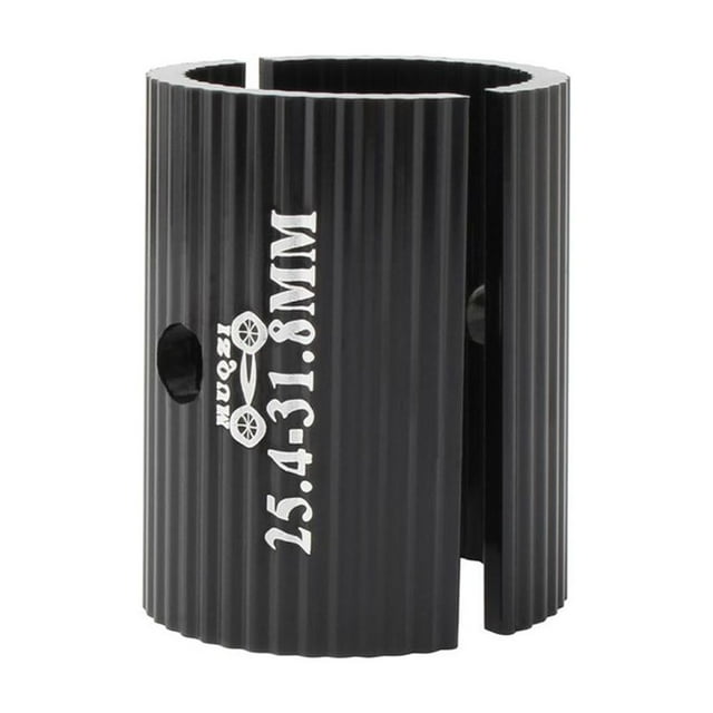 Adaptador de potencia de bicicleta sólida, ultraligero, para bicicleta de montaña y carretera, cuña de conversión sólida Negro 254-318 mm